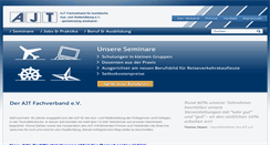 Desktop Screenshot of ajt-fachverband.de